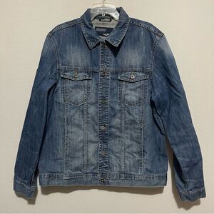 Arizona Men’s Denim Jean Jacket Size XL in Medium Wash w/ Pockets